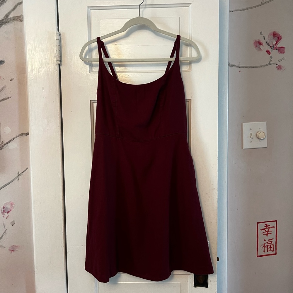 Old Navy Deep Burgundy Dress